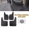 Chevrolet Colorado 4X Front Rear Splash Guards Mud Flaps Fender (2023–2025)