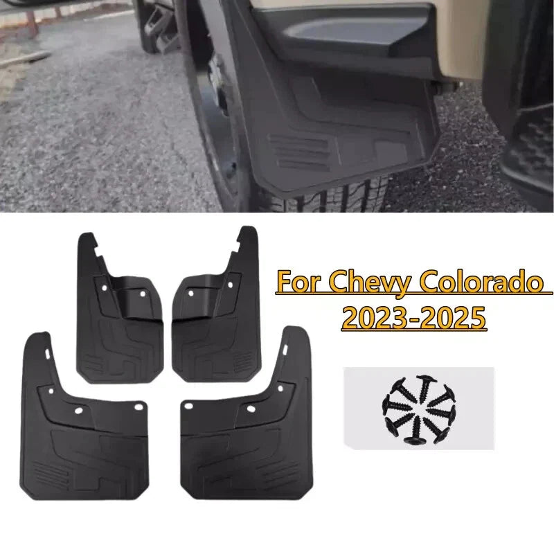 Chevrolet Colorado 4X Front Rear Splash Guards Mud Flaps Fender (2023–2025)