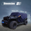 Jeep Wrangler JK JL Hardtop 2 Door Cab Car Cover (2007-2021)