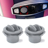 RV Bus ATV A / C Gray 60mm Vent Air Outlet Round Ceiling