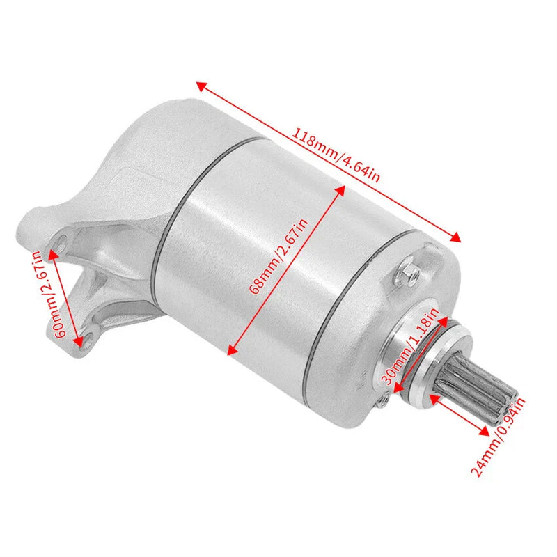 Yamaha GTS1000 FZR750R YZF750 FZ750 FZX750 YZF1000R Starter Motor (1993-1998)
