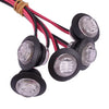 Car Trailer Truck 5 x Mini Round 12V 3/4" LED Side Marker Bullet Lights