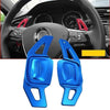 VW Tiguan Golf 7 Passat B8 Blue Steering Wheel Paddle Shifter Extensions