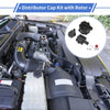 Chevy GM SBC BBC 305 327 350 396 Black with Rotor Distributor Cap Kit