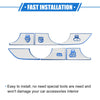 Honda CR-V (2023) Blue 6Pcs AC Panel Switch Button Cover Trim