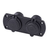 Car Truck 12-24V Dual USB Charger Socket Plug Panel