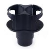 Car Center Console Carbon Fiber Water Cup Holder Cover