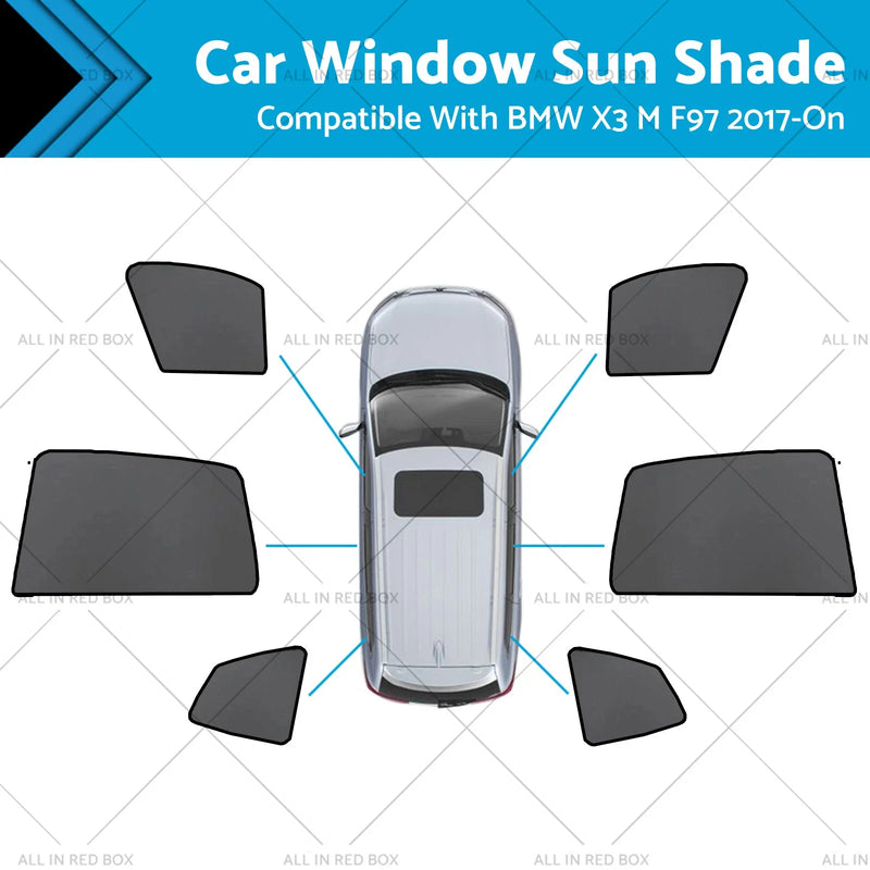 BMW X3 F97 Magnetic Mesh Sun Shades (2017 - Present)
