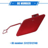 BMW 3 F30 (2012-2015) Red Rear Bumper Tow Hook Eye Hole Cover