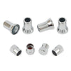Valve Stem Hex Cap+Sleeve Cover Chrome Car Truck Tire Wheel Tyre