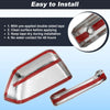 Ford Super Duty 2 x Top Half Mirror Cover Caps & 4 x Door Handle Cover Trims