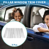 Ford Flex (2009-2015) Chrome Silver Tone 9 x Door Pillar Window Trim
