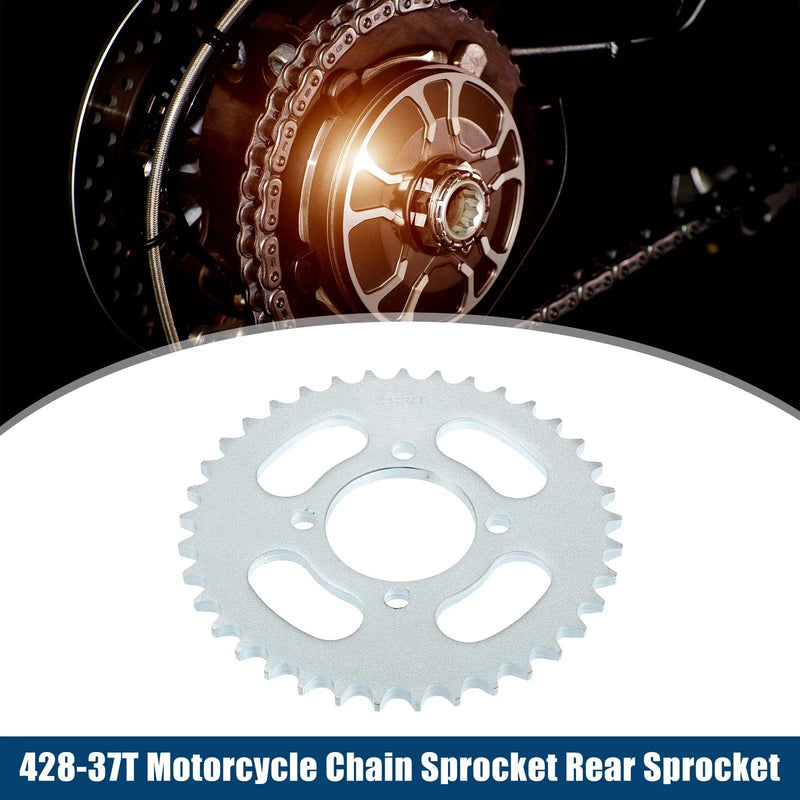 Dirt Bike 428 Pitch 37T 52mm Motorcycle Chain Sprocket Rear