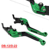 Ducati MONSTER CNC Green Extendable Brake Clutch Levers (620-796)