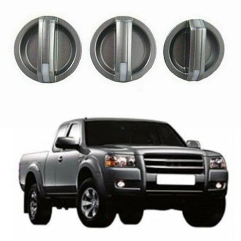 Ford PJ / PK Mazda BT50 Accessories 3 x Interior Heater Fan Control Knobs
