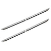 4 x Stainless Steel Car SUV Door Side Fender Dagger Emblem Trim Covers