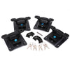 Ford F-150 4x Tie Down Anchors Brackets & Box Link Cleats (2004–2024)