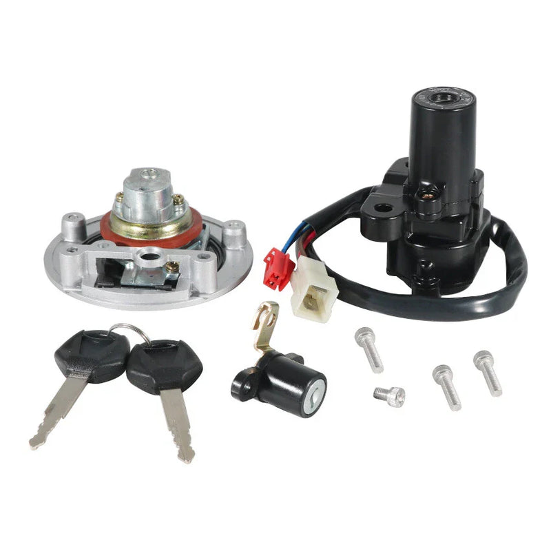 Yamaha VSTAR XVS1300 Ignition Key Switch & Fuel Tank Cap Set (2007-2015)
