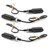 Cafe Racer Bobber 4x LED Mini Amber Turn Signal Lights