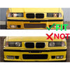 BMW E36 318is 325i M3 Coupe Front Hood Bumper Kidney Grille (1992-1999)