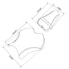 Yamaha YZF-R6 Driver & Passenger Seats Black/Blue (2017-2022)