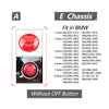 BMW E81 E87 E90 E91 E92 Gloss Red Start Stop Button Cover (2006-2013)