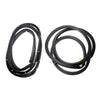 Mitsubishi Colt Lancer Mirage 1995-2003 RR Door Weatherstrip Set