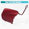 Mercedes-Benz GLA 250 (2015-2023) Red Front Bumper Tow Hook Cover