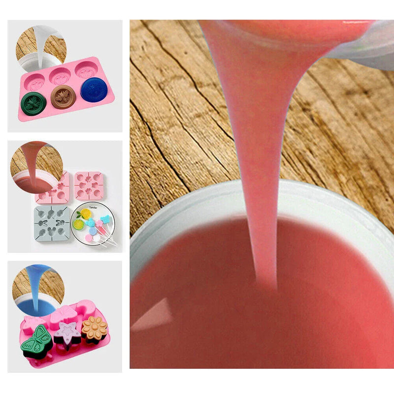 Mould Making - 5Kg 10Kg SH25 Red Liquid Silicone Molds 100:3 Mix