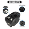 Peugeot 206 (2000-2009) Black Plastic Power Mirror Control Switch