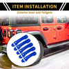 Jeep Wrangler JL JLU (2018-2022) Blue Door Tailgate Handle Cover