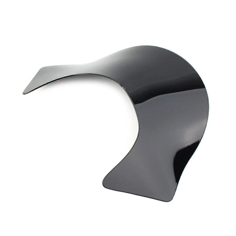 Harley Dyna Sportster Softail Black Lip Front Windshield (2000-2023)