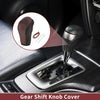 QX56 1 Pc Gear Shift Knob Cover Black Brown Faux Leather (2011-2013)