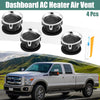 Ford F-150 4 Pcs Front Dashboard AC Heater Air Vents (2009-2014)