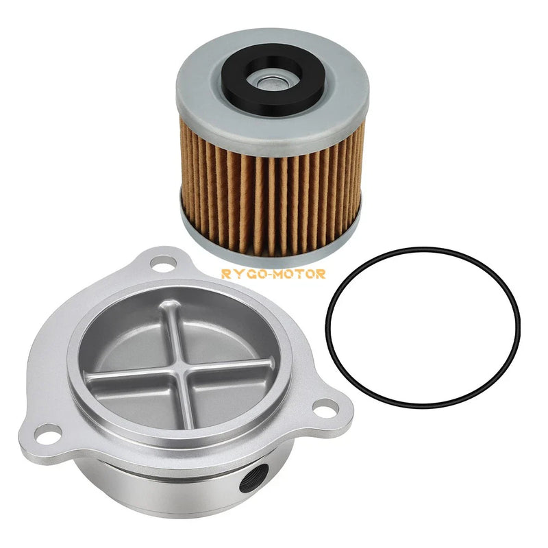 Yamaha V-Star XVS1100 Classic Custom Silverado Oil Filter Cover & O-Ring Set