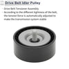 Ford Mondeo (2010-2020) - Black 1 Pc Drive Belt Idler Pulley