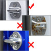 BMW F40 F45 G20, Benz C-Class, Maserati 4 x Black Car Door Lock Protective Covers