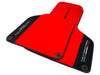 Lamborghini Huracan with Alcantara Leather Red Floor Mats (2014-2023)