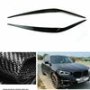 BMW X3 F97 G01 2 x Carbon Fiber Headlight Eyebrow Trims (2018-2021)