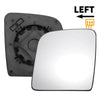 Ford Transit White Left Upper Side Mirror Glass (2002-2009)