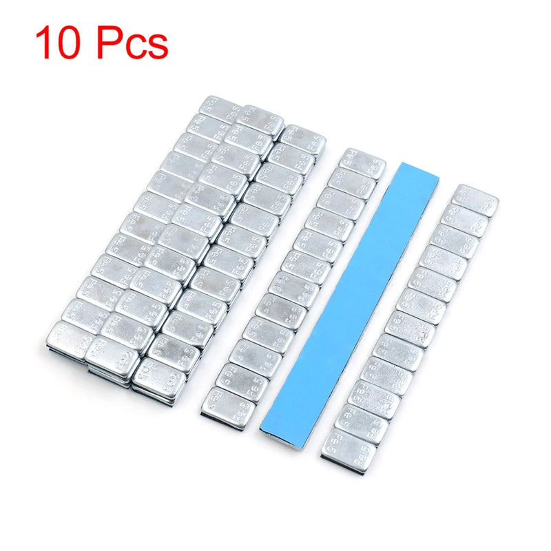 Motorcycle Wheel Balance Weights Strips 10pcs 2.1oz Self-Adhesive