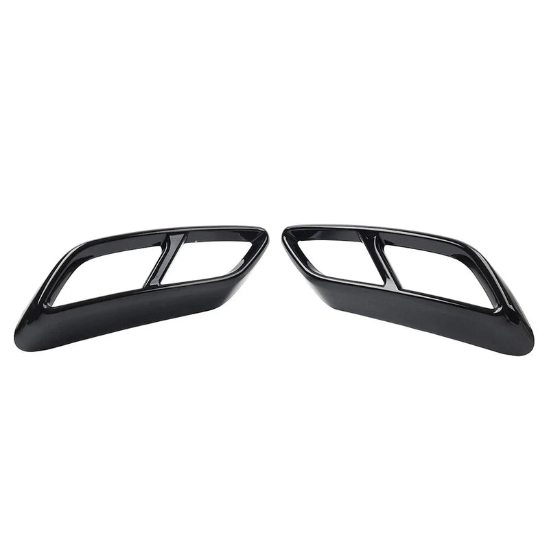 Audi A3 Rear Throat Exhaust Pipe Muffler Tips Cover Trim (2021-2023)
