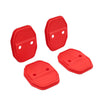 BMW F40 F45 G20, Benz C-Class, Maserati 4 x Red Car Door Lock Protective Covers