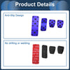 Subaru Forester (2003-2005) Blue 4 x Foot Accelerator Pedal Covers