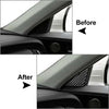 Kia Stinger (2018-2023) Black A Pillar Panel Triangle Cover Trim