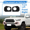 Toyota Tacoma Front Bumper Fog Light Cover Black ABS
