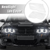BMW E46 1 Pair Car Front Headlight Lens Cover (1998-2002)