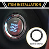 Ford Maverick (2022) Black Engine Start Stop Button Cover