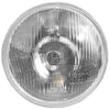 7in Sealed Beam Headlight 178mm Round Glass Lens H4 Pair