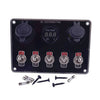 Car Boat RV Truck 79-23 Blue LED Toggle Rocker Switch Panel